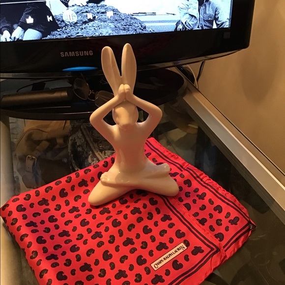 EUC VINTAGE PAISLEY PRINT SILK POCKET SQUARE.CHAPS/RL DEAD-STOCK - Picture 2 of 3